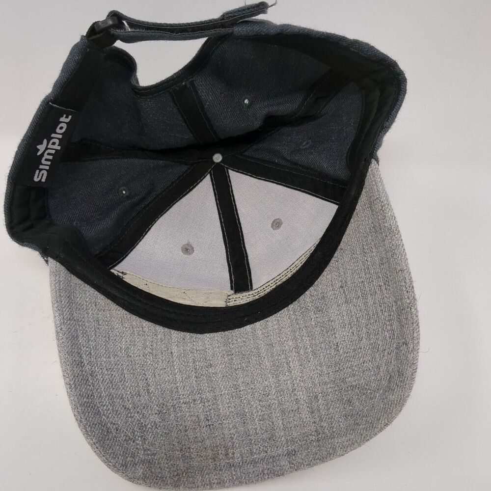 Simplot Patch Strapback Hat Gray One Size Adjusta… - image 6